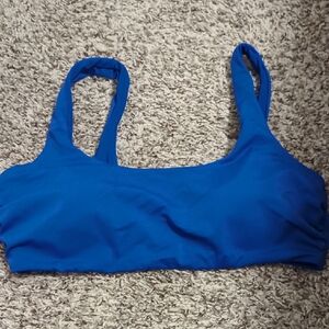 Vibrant Blue Workout Bra